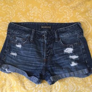 Abercrombie jean shorts
